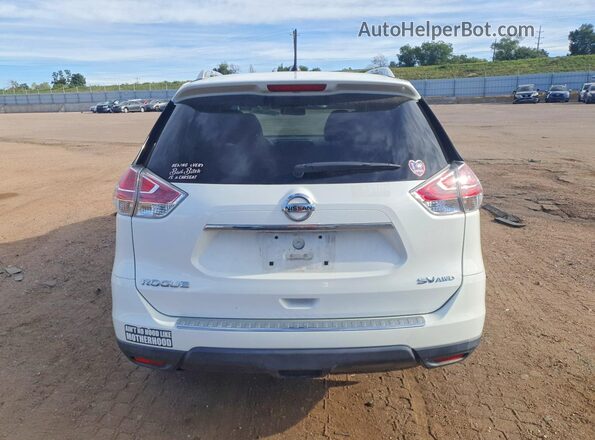 KNMAT2MVXGP657175 2016 NISSAN ROGUE White Սալոնի դիմացի տեսք