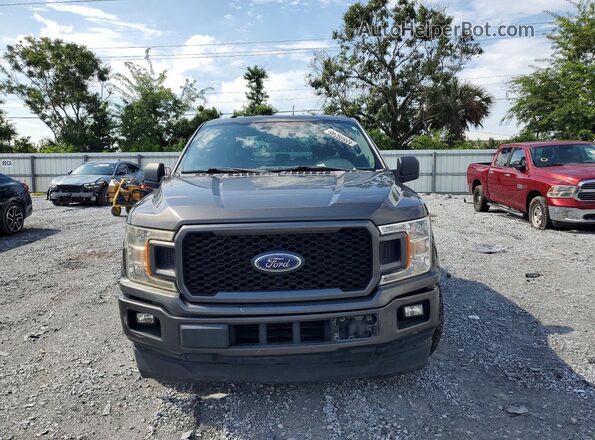 1FTEX1CP2KKF23091 2019 FORD F150 Gray Widok z tyłu