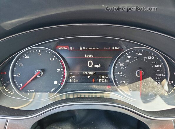 WAUFGAFC3GN160056 2016 AUDI A6 Gray Вид задніх сидінь