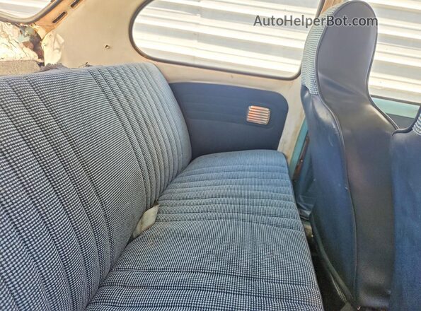 112225826 1972 VOLKSWAGEN BEETLE Синий Вид задней части салона