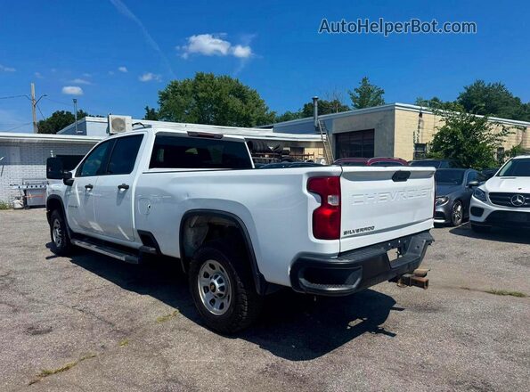 1GC4YLE74LF344238 2020 CHEVROLET SILVERADO Белый Передняя правая четверть