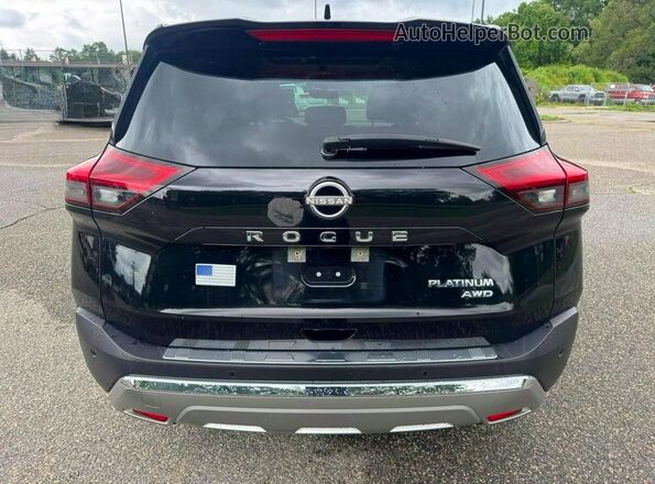 JN8BT3DDXPW306777 2023 NISSAN ROGUE Black Widok wnętrza 360 stopni
