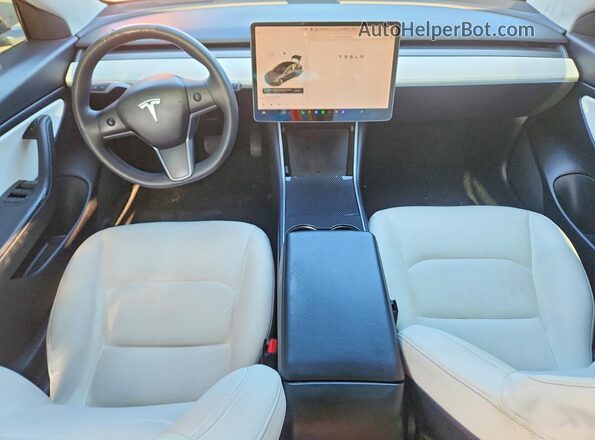 5YJ3E1EA6LF635025 2020 TESLA MODEL 3 Charcoal Вид щитка приладів