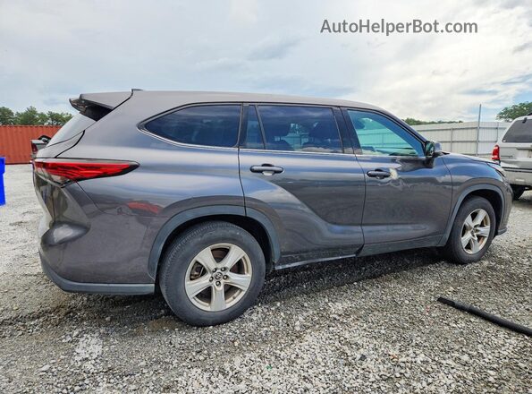 5TDCZRAH0MS534193 2021 TOYOTA HIGHLANDER Gray Front right
