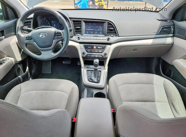 5NPD84LF0JH304791 2018 HYUNDAI ELANTRA Black Vista del cuadro de instrumentos