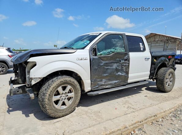 1FTEW1C57JKC45241 2018 FORD F150 White Trasero izquierdo