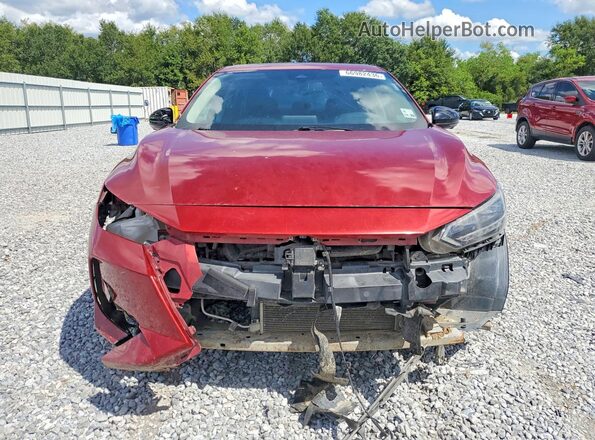 3N1AB8DV9MY307880 2021 NISSAN SENTRA Red Vista trasera