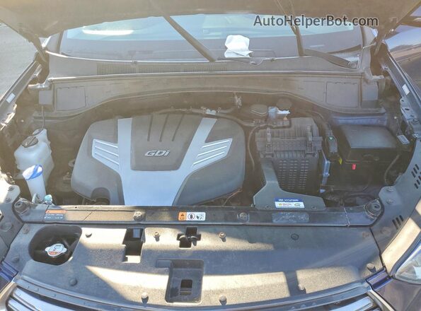 KM8SRDHF3HU207593 2017 HYUNDAI SANTA Blue Vista de la etiqueta del VIN