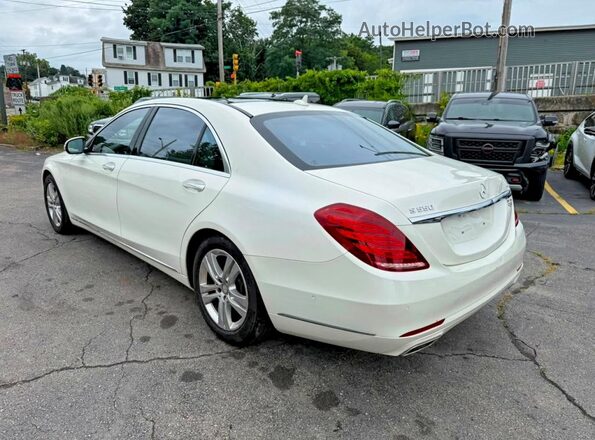 WDDUG8FB0HA304445 2017 MERCEDES-BENZ S Белый Задняя правая четверть