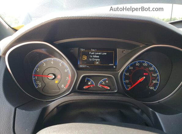 WF0DP3TH3H4119453 2017 FORD FOCUS Black Հետևի նստատեղերի տեսք