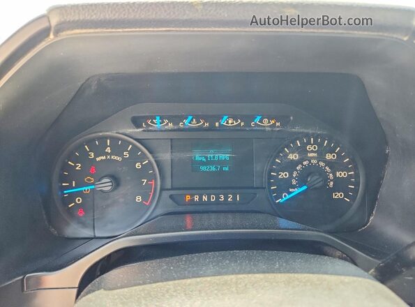 1FTMF1C89GKF64591 2016 FORD F150 Белый Вид задних сидений