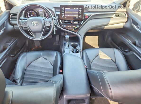 4T1G11AK4NU630472 2022 TOYOTA CAMRY Black ხელსაწყოთა პანელის ხედი