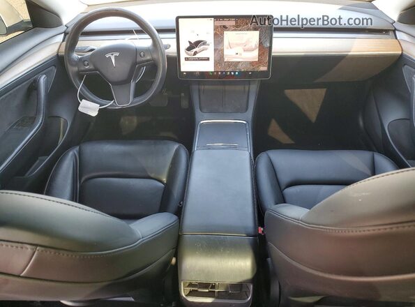 5YJ3E1EA4NF154595 2022 TESLA OTHER Белый Вид щитка приборов