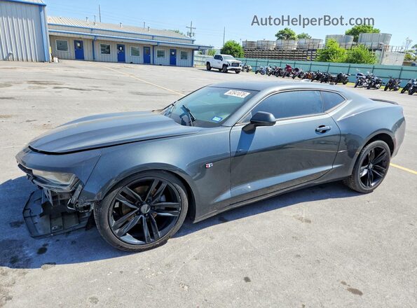 1G1FB1RS5J0122233 2018 CHEVROLET CAMARO Charcoal Trasero izquierdo