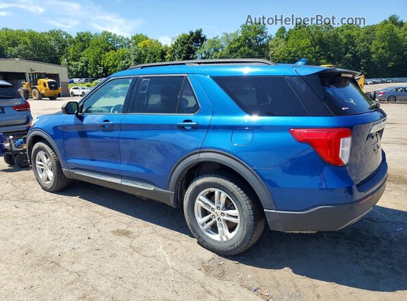 1FMSK8DHXLGA75104 2020 FORD EXPLORER Blue Հետևի աջ