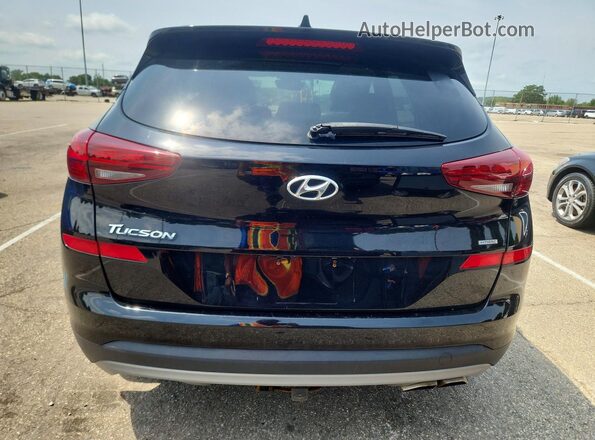 KM8J3CALXLU226321 2020 HYUNDAI TUCSON Black Widok wnętrza z przodu