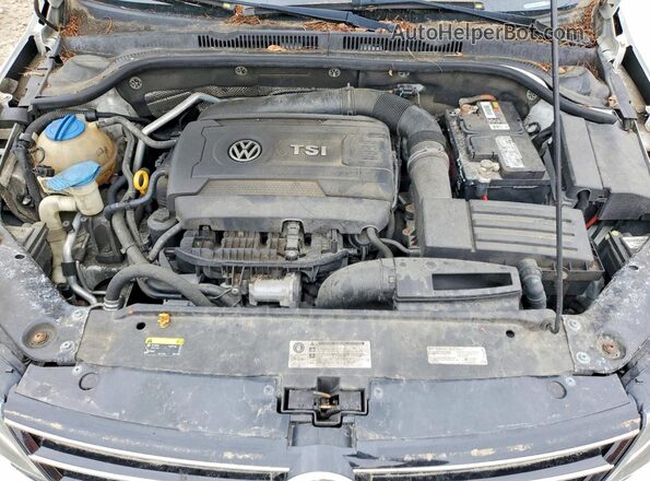 3VWL17AJ7GM252553 2016 VOLKSWAGEN JETTA White Widok komory silnika