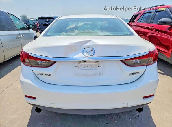 JM1GJ1U58G1424473 2016 MAZDA 6 White Սալոնի դիմացի տեսք