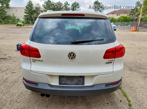 WVGBV7AX9GW591737 2016 VOLKSWAGEN TIGUAN Белый Вид салона спереди