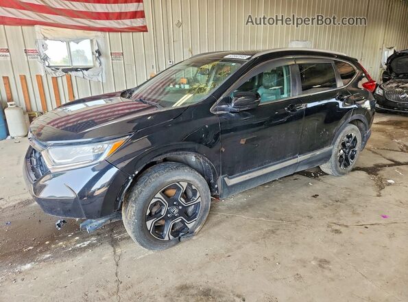 2HKRW2H96KH654902 2019 HONDA CR-V Black Trasero izquierdo