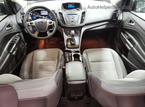 1FMCU9G99GUA77457 2016 FORD ESCAPE Black Widok zestawu wskaźników