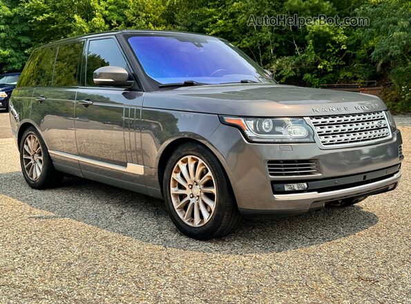 SALGS2EF5GA296356 2016 LAND ROVER RANGE ROVER Серый Задняя левая четверть