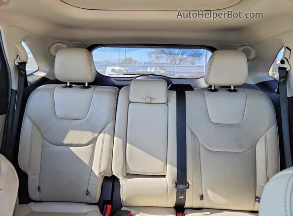2FMPK3K8XGBB78628 2016 FORD EDGE Белый Вид задней части салона