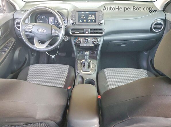 KM8K22AA4LU412971 2020 HYUNDAI KONA Gray ხელსაწყოთა პანელის ხედი