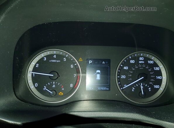 KM8J3CA22JU690014 2018 HYUNDAI TUCSON Gray Вид задніх сидінь