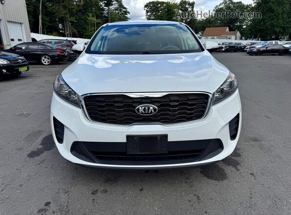 5XYPGDA31KG450666 2019 KIA SORENTO White Widok z tyłu