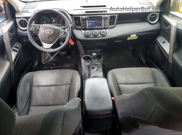 JTMBFREV6JD256623 2018 TOYOTA RAV4 Yellow Вид щитка приладів