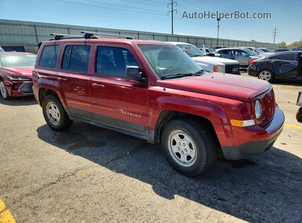 1C4NJRBB6HD195354 2017 JEEP PATRIOT Burgundy წინა ხედი