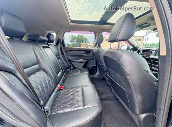 JN8BT3DDXPW306777 2023 NISSAN ROGUE Black Widok wnętrza z przodu