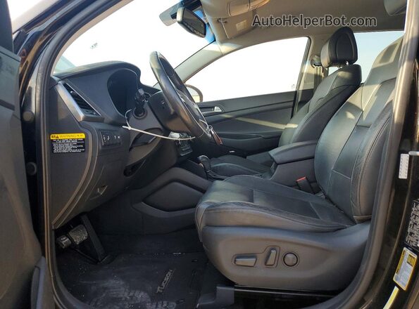 KM8J33A22JU789934 2018 HYUNDAI TUCSON Black Widok deski rozdzielczej
