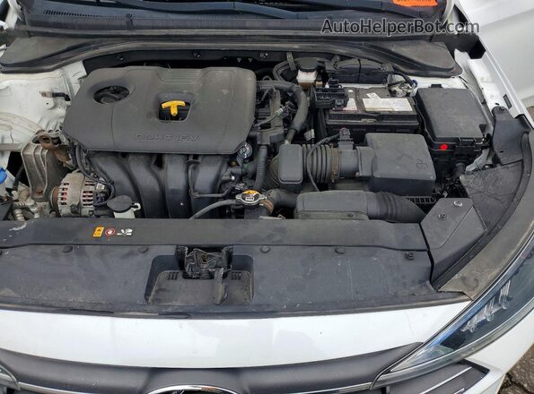 5NPD84LF8LH544853 2020 HYUNDAI ELANTRA White ძრავის განყოფილების ხედი