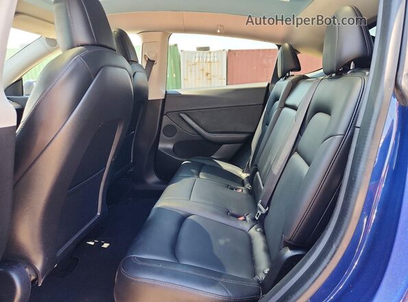 5YJYGDEE9MF121126 2021 TESLA MODEL Blue Սալոնի հետևի տեսք