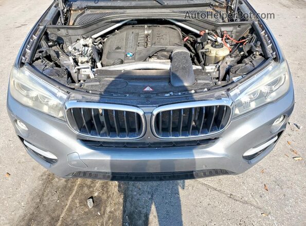 5UXKU0C52G0F92954 2016 BMW X6 Gray Вид підкапотного простору