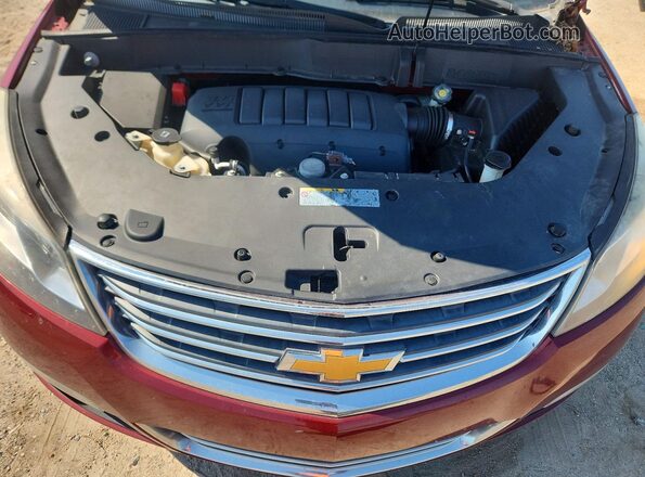 1GNKRJKD6GJ219190 2016 CHEVROLET TRAVERSE Red VIN sticker view