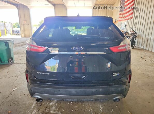 2FMPK4J95KBC26190 2019 FORD EDGE Black Вид салону спереду