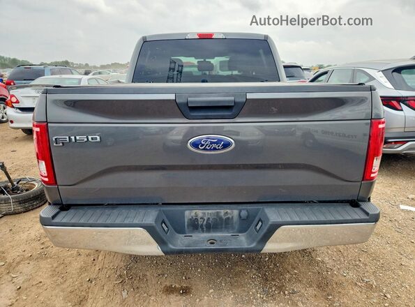 1FTEW1EF4HFA12488 2017 FORD F150 Black Вид салону спереду