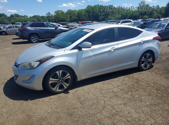 KMHDH4AH4GU535305 2016 HYUNDAI ELANTRA Silver Հետևի ձախ