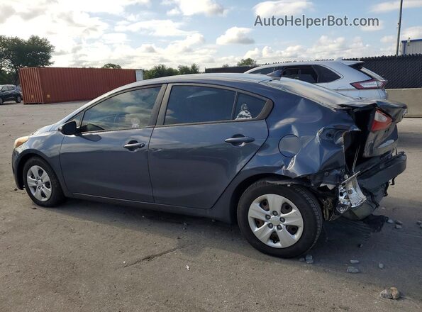 KNAFX4A65G5537425 2016 KIA FORTE Gray Հետևի աջ