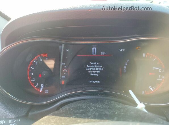 1C4RDJDG2JC362291 2018 DODGE DURANGO Red Widok tylnych siedzeń