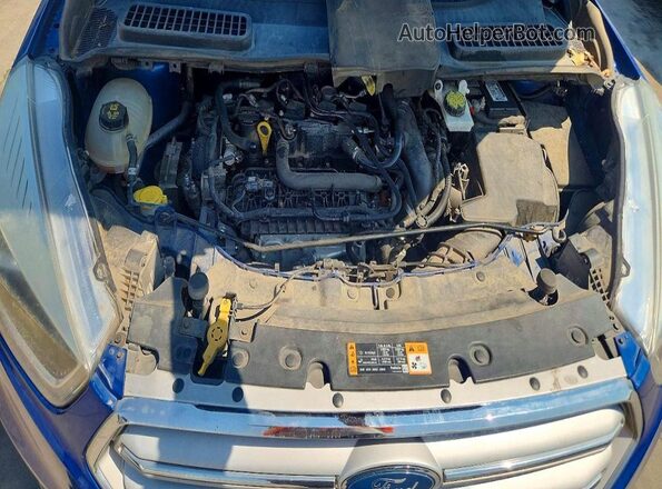 1FMCU9HD5KUC07939 2019 FORD ESCAPE Синий Вид наклейки с VIN-кодом