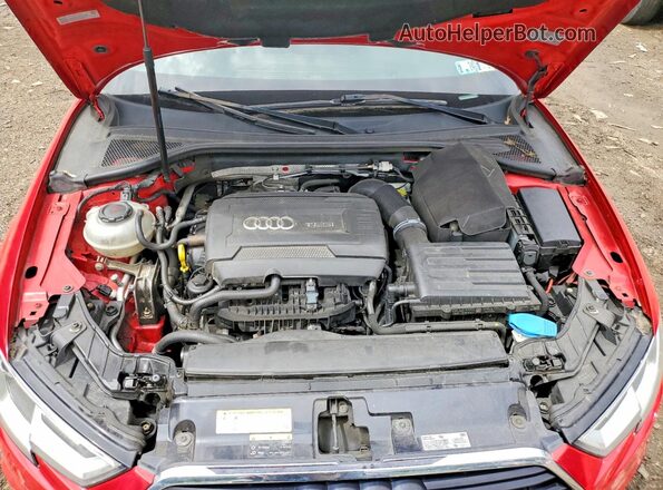 WAUB8GFFXJ1072533 2018 AUDI A3 Red Вид підкапотного простору