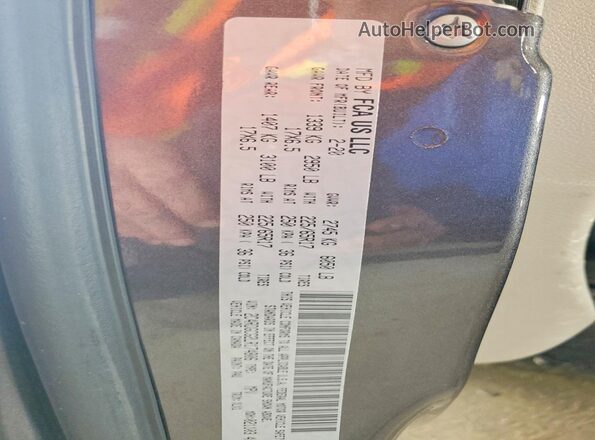 2C4RDGCG2LR174806 2020 DODGE GRAND Gray Vista interior de 360 grados