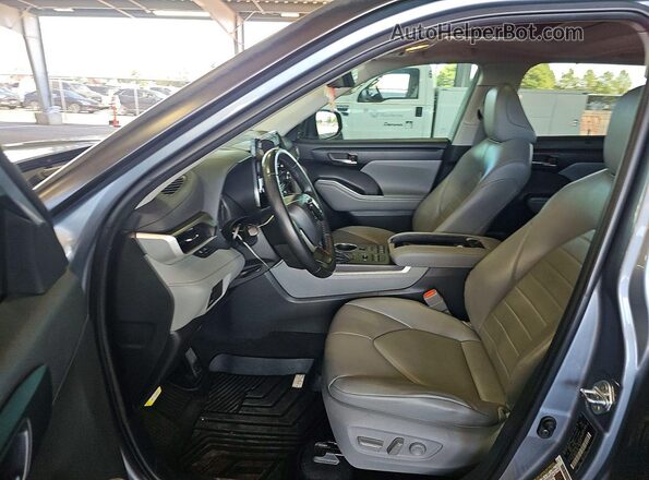 5TDHZRBHXNS241293 2022 TOYOTA HIGHLANDER Синий Вид сзади
