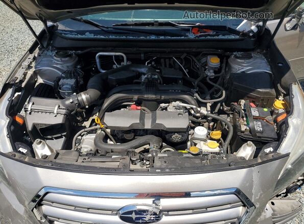 4S4BSANC1H3383142 2017 SUBARU OUTBACK Gray Widok naklejki z numerem VIN