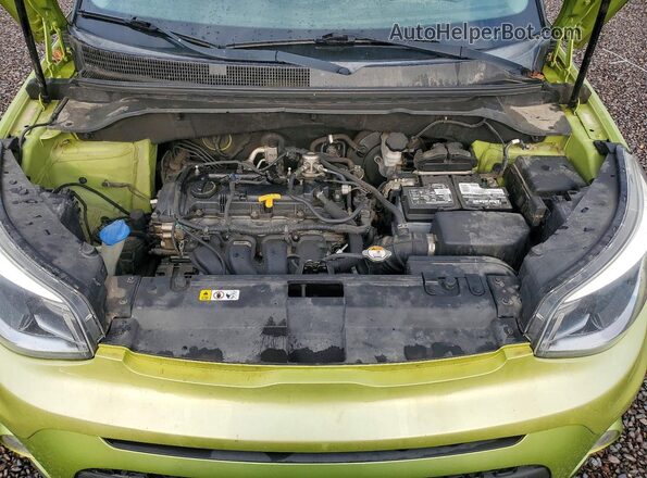 KNDJP3A50H7876713 2017 KIA SOUL Зеленый Вид подкапотного пространства