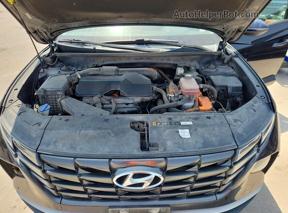 KM8JBCA1XNU031775 2022 HYUNDAI TUCSON Blue VIN sticker view